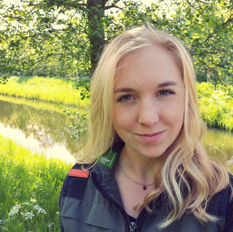 Boswachter Amy Zeeman.