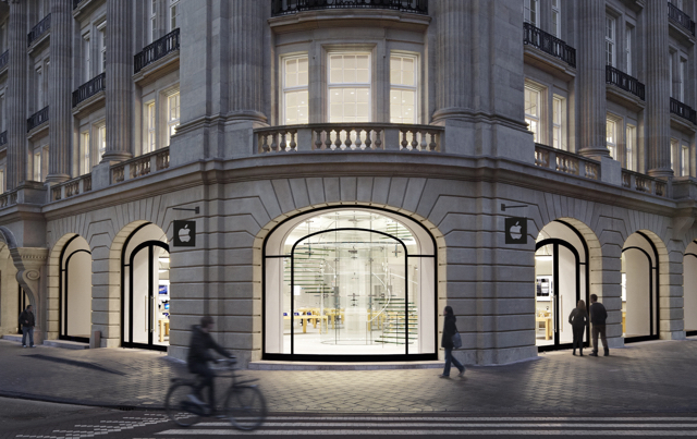 De Apple Store in Amsterdam.