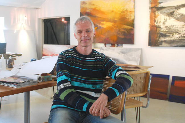 Kunstenaar Henri Vogel kunstcoach op het Kampereiland