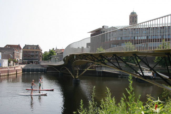 Rodetorenbrug gaat maandag open voor fietsers en voetgangers