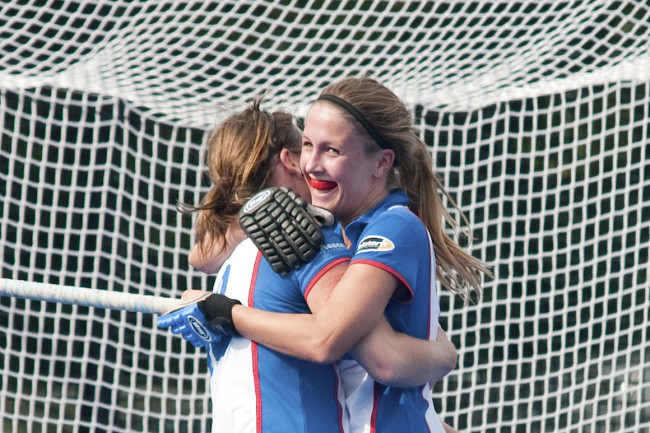 Hockeydames blijven op roze wolk