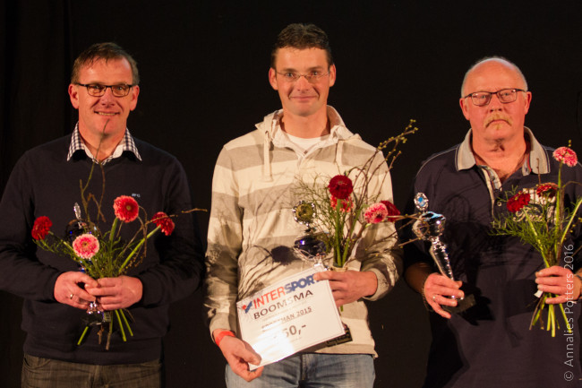 Henk Frederiks (midden)