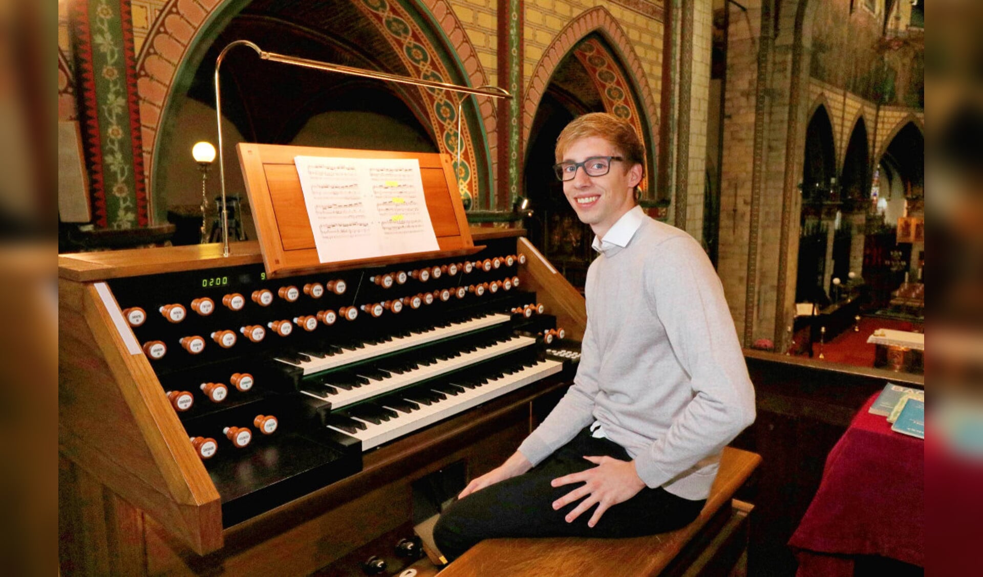 Gert van Hoef geeft concert op Zwier van Dijk-orgel