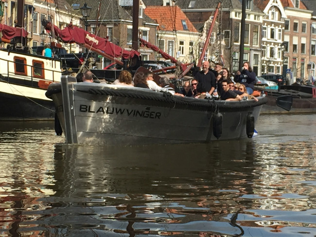 Rondvaarten met de Blauwvinger op de Zwolse grachten