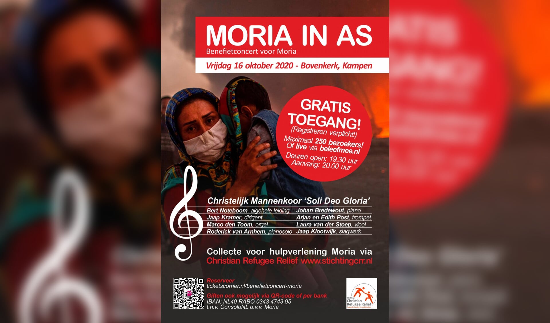 Benefietconcert voor Moria in Bovenkerk Kampen!
