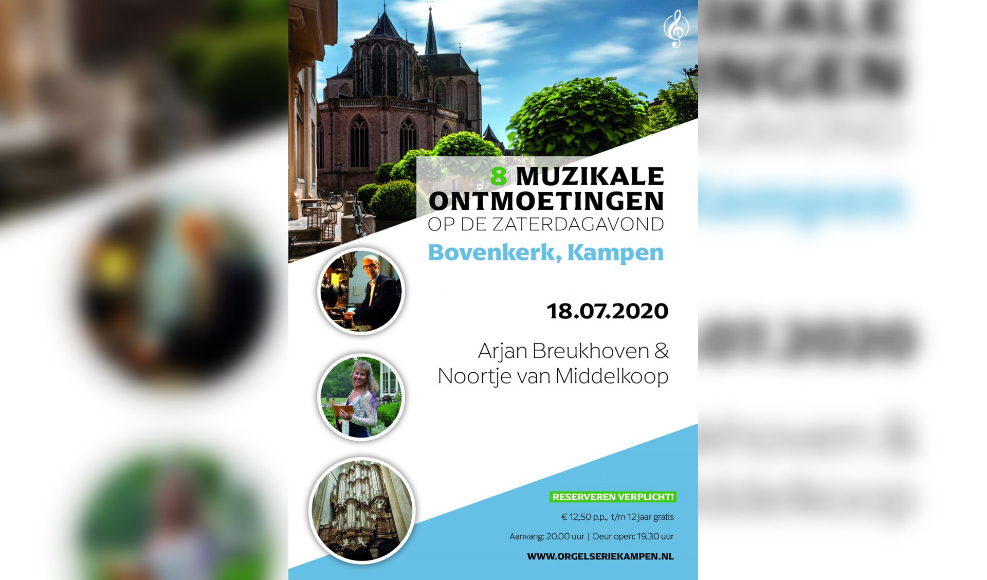 Arjan Breukhoven en Noortje van Middelkoop concerteren in Bovenkerk Kampen