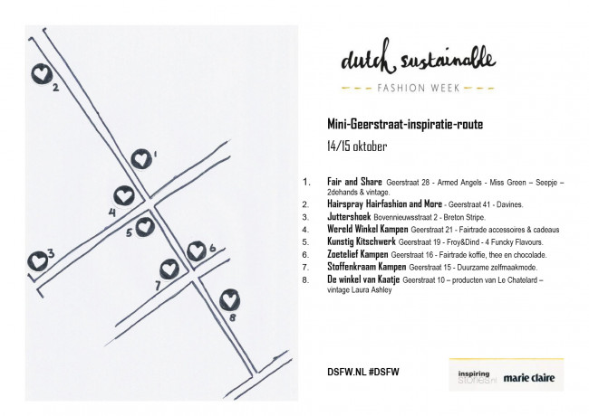 Mini-Geerstraat-inspiratie-route voor Dutch Sustainable Fashion Week