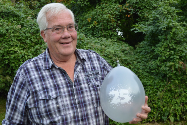 Plaatsvervangend voorzitter Jelte Jan Oosterhuis van zaalvoetbalvereniging ASVD.