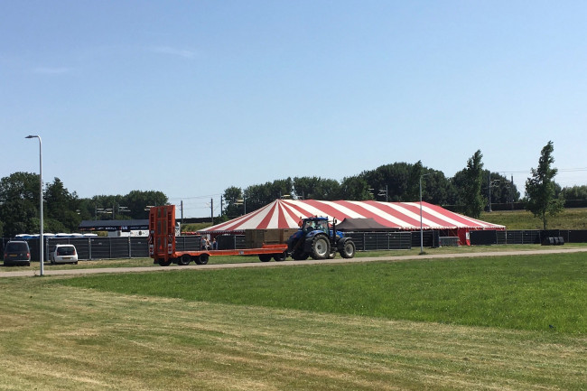 Het Polderfest werd nu aan de Kromme Rijn in Dronten gehouden.