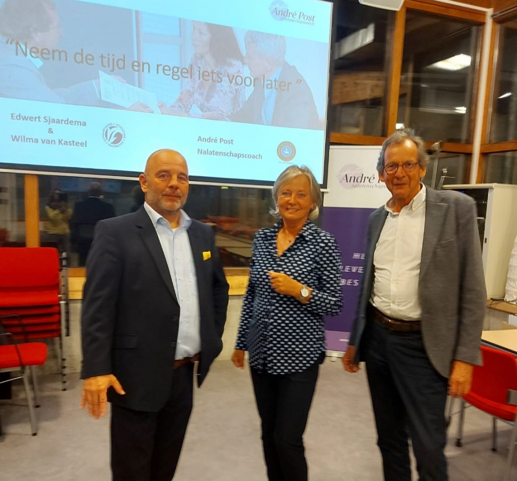 Veel waardering voor lezing 'Neem de tijd en regel iets voor later'