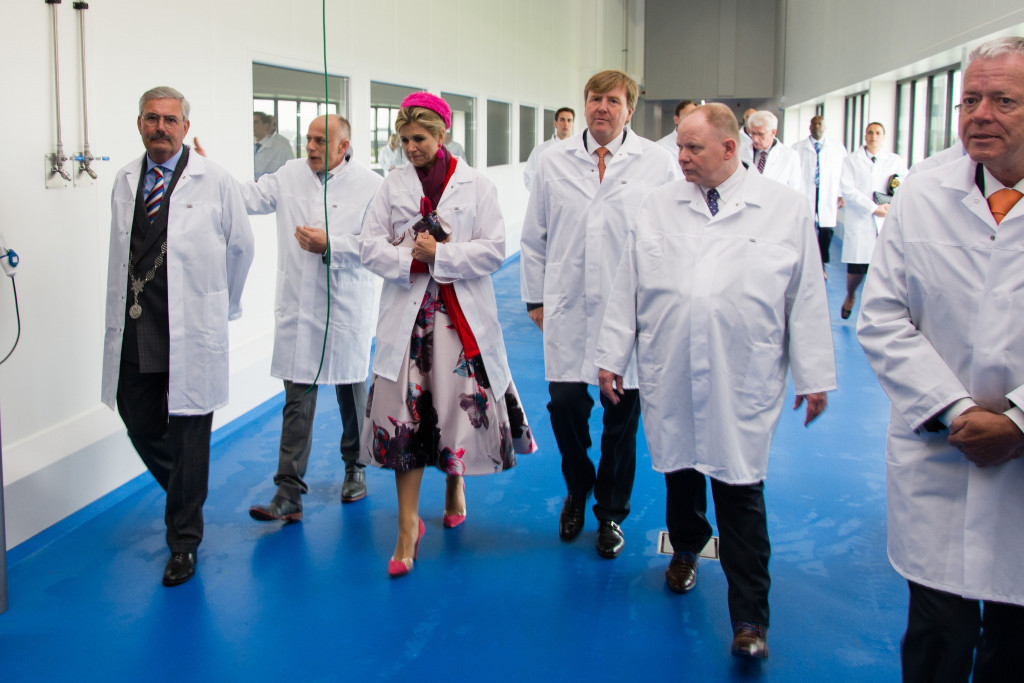 De koning en de koningin brachten in 2017 een bezoek aan Fresh-Care.