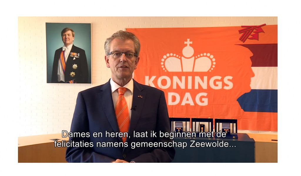 Toespraak burgemeester Gerrit Jan Gorter Koningsdag 2020