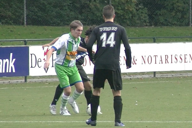 Vincent ter Burg in ASV Dronten-shirt