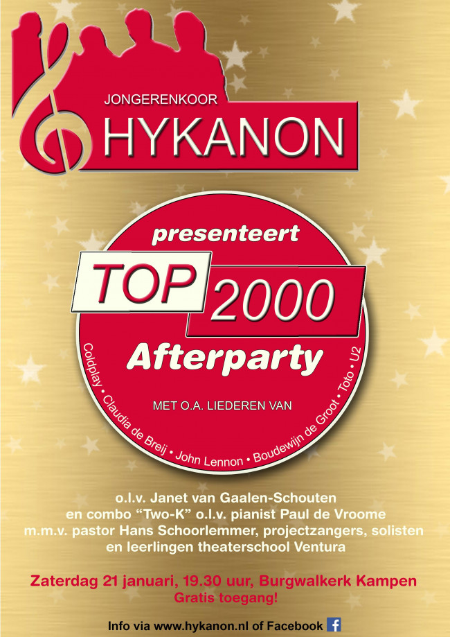 HYKANON presenteert.. de TOP 2000 Afterparty