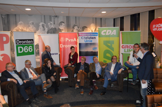 Vorige week gingen de lijsttrekkers met elkaar in debat bij de OVDD.