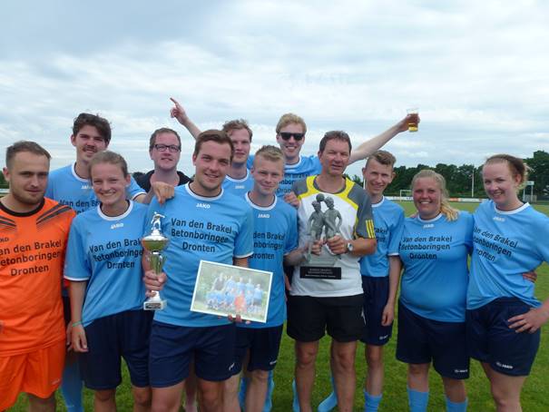 Het winnende team.