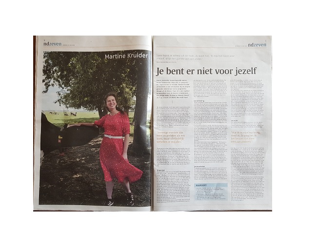 Openhartig interview met ‘sociaal ondernemer, boerin en journalist’ Martine Kruider