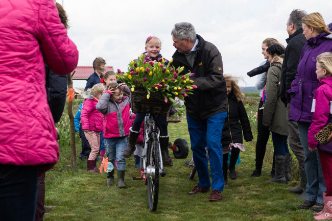 De opening van de Tulpenroute.