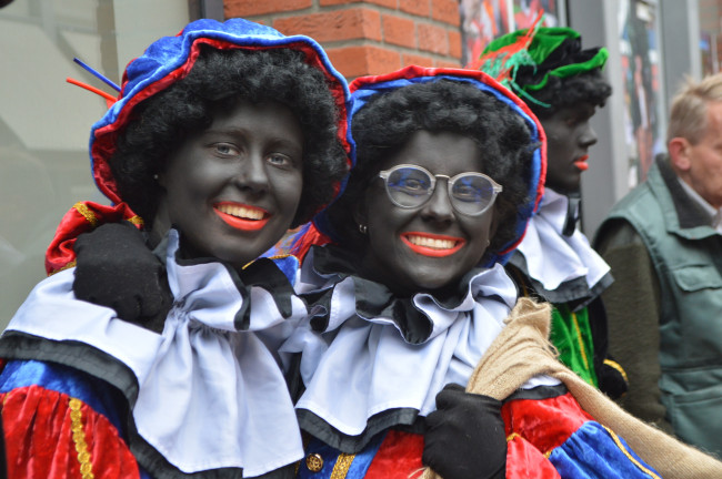 Zwarte piet in Dronten
