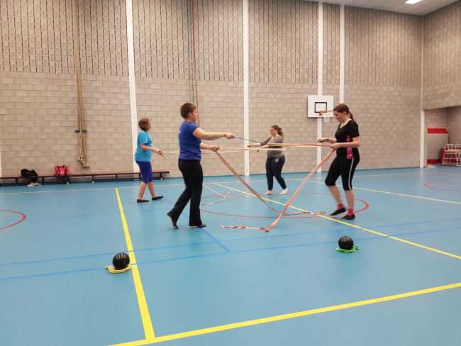 Ritmische gymnastiek bij SC Flevostar in Dronten