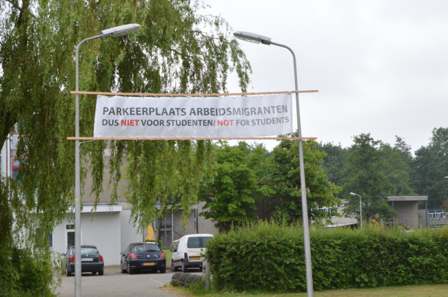 Huisvesting voor arbeidsmigranten aan De Drieslag.