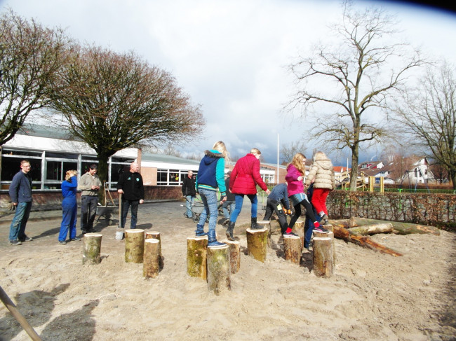 Het schoolplein van De Brandaris