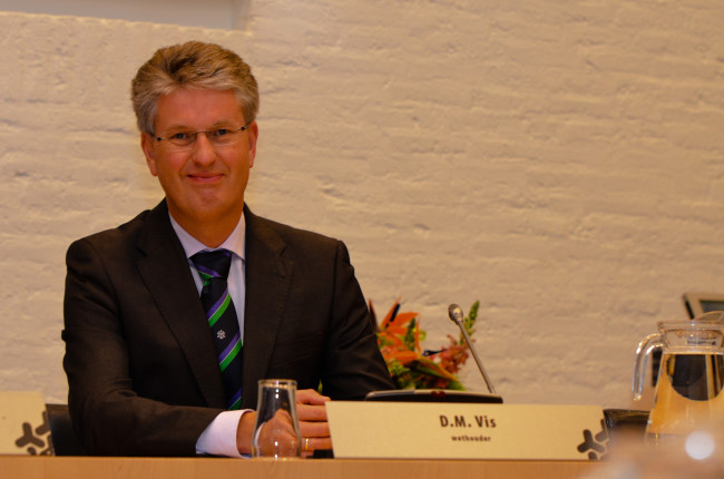 Wethouder Dirk Minne Vis (CDA)