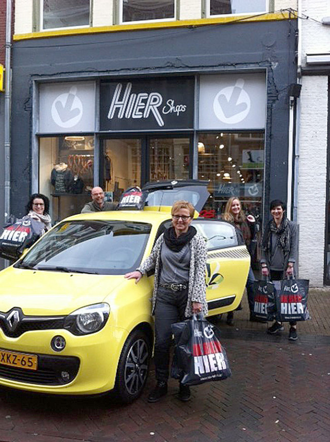 Renault Twingo schittert hij HIER Mode