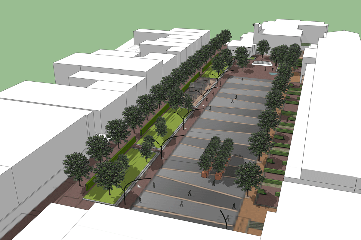 Tekening architect Redeplein heeft geen enkele status