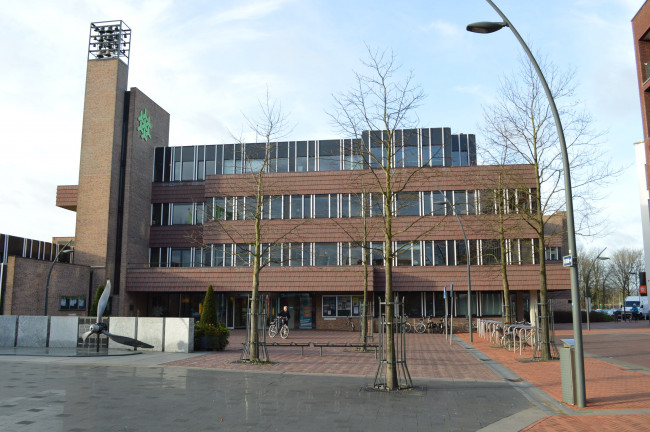 Het gemeentehuis in Dronten.