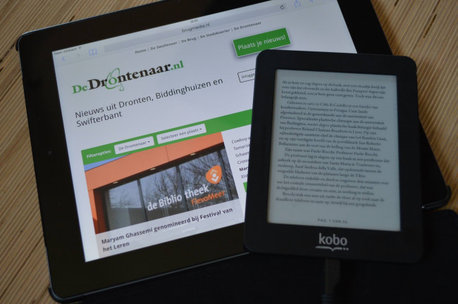 E-book of tablet