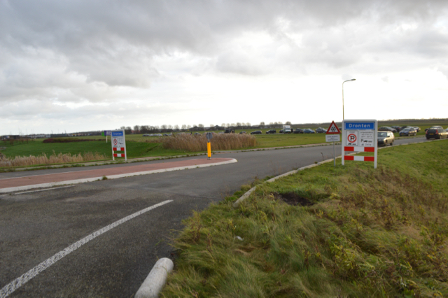 De betonblokken zijn weggehaald bij de rotonde Overijsselseweg/Dronterringweg (N307).