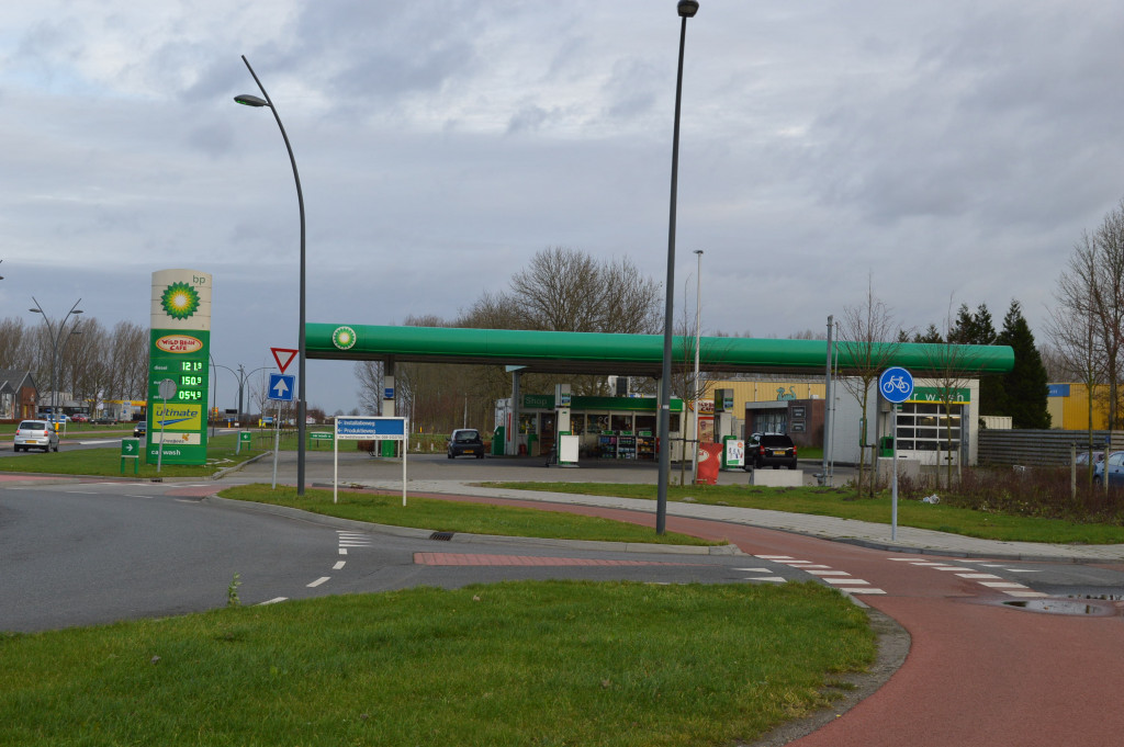 Het BP-station.