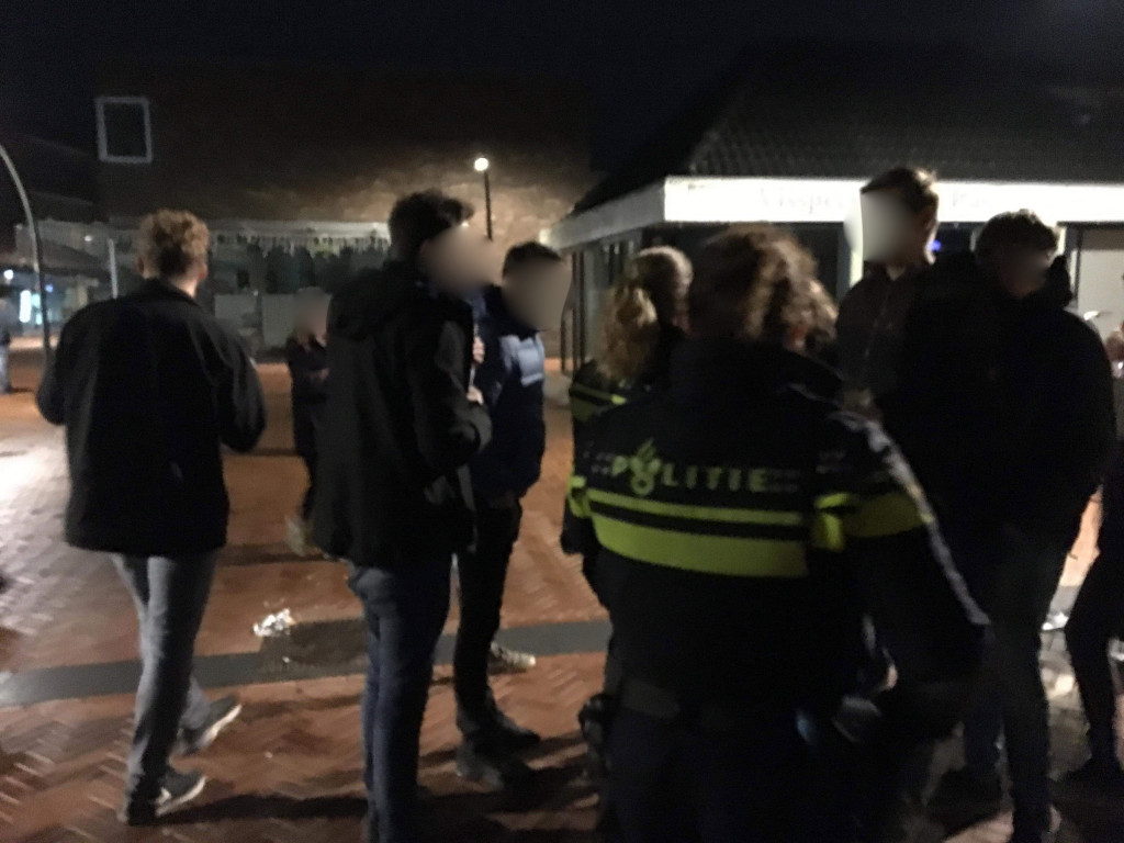 Opstootje in het centrum van Dronten