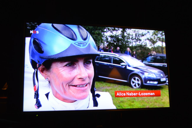 Alice Naber in Studio Sport.