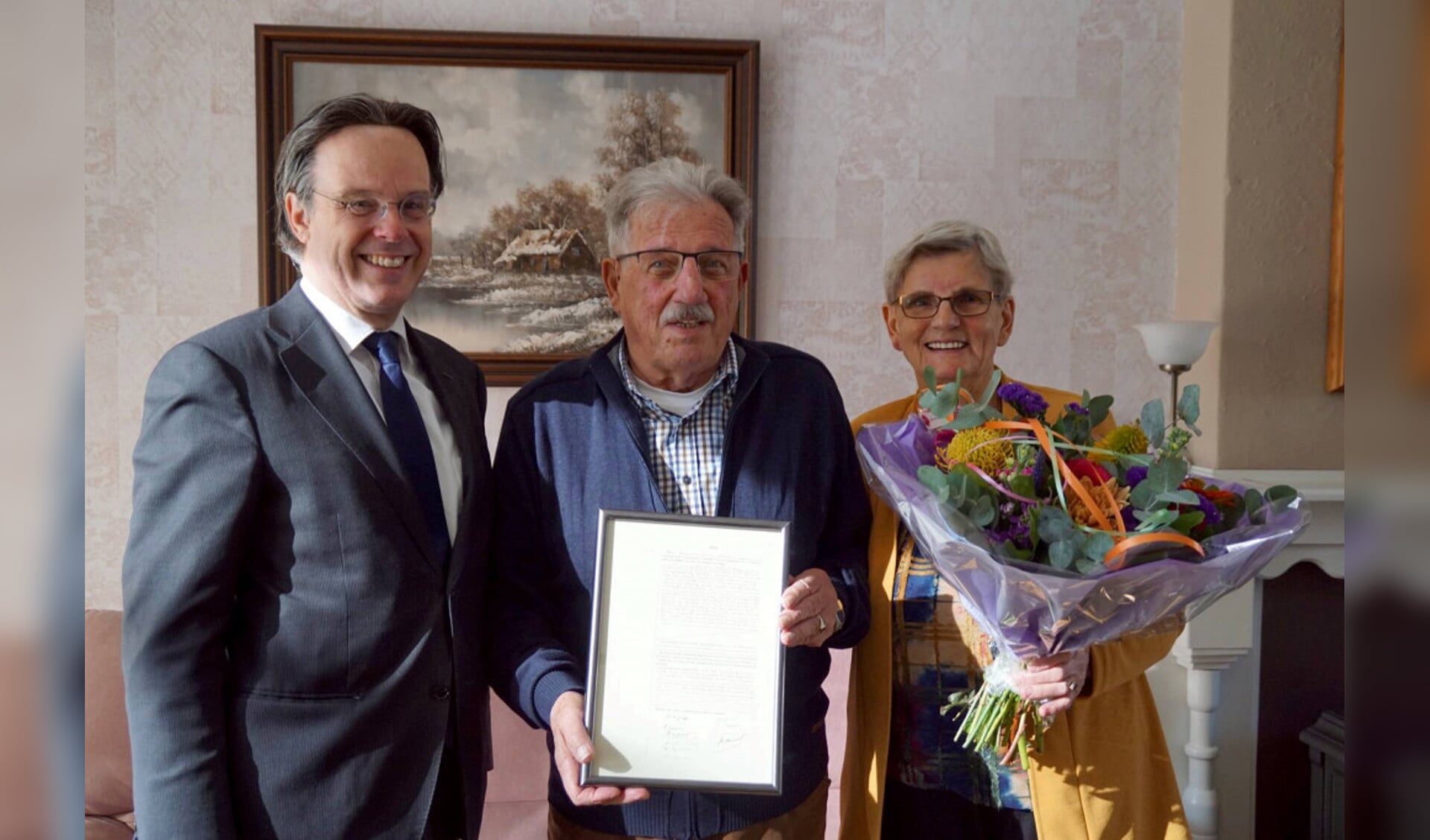 Matthijs en Hillie van der Graaf-Cazemier 60 jaar getrouwd