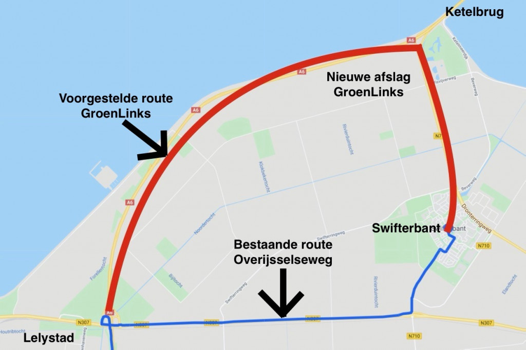 NS-station in Swifterbant en aquaduct bij Roggebot op eisenlijstje GroenLinks