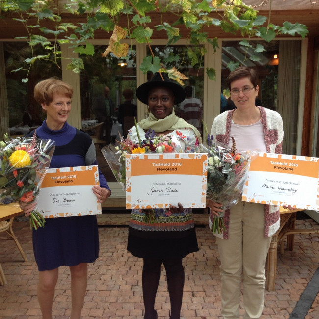 Ike Bruens, Gormah Dade en Marlies Zwanenburg