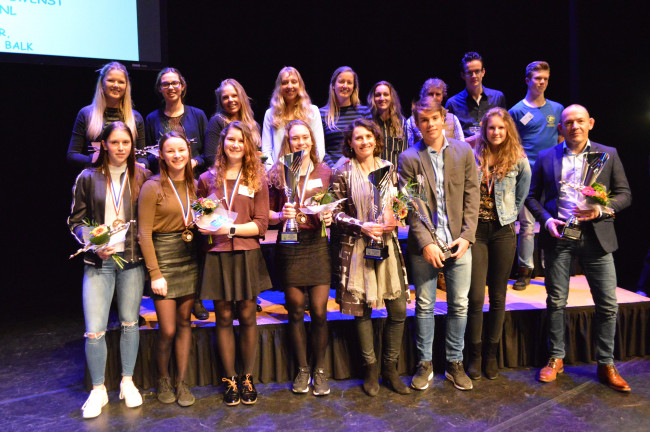 De winnaars van de sportverkiezingen van vorig jaar.