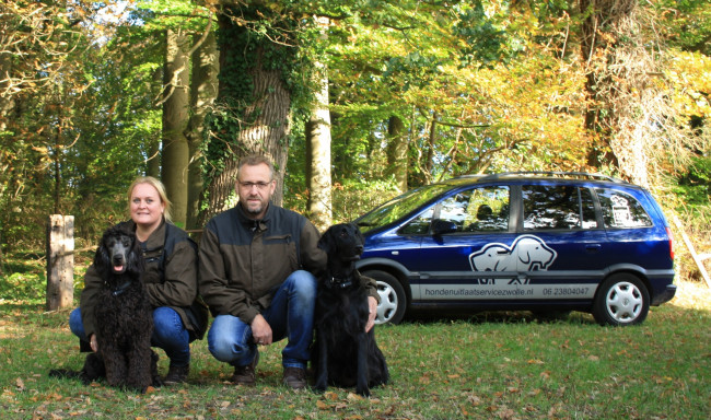 Hondenuitlaatservice Sanne’s Black Label werkt met uniek GPS halsband systeem
