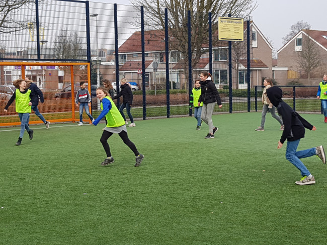 Pauzesport bij De Brandaris