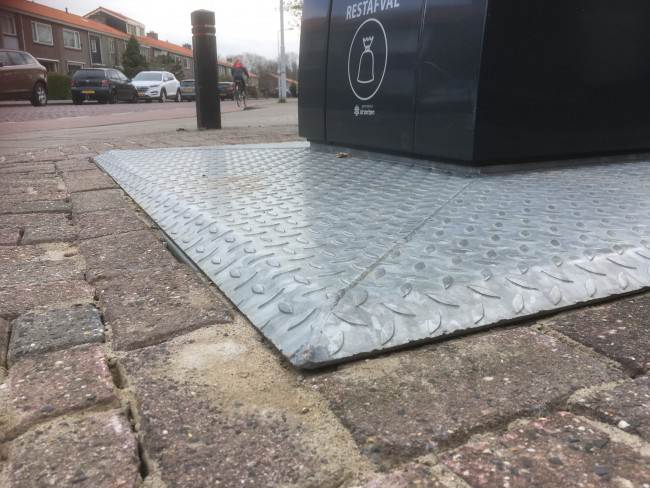Ondergrondse restafvalcontainer