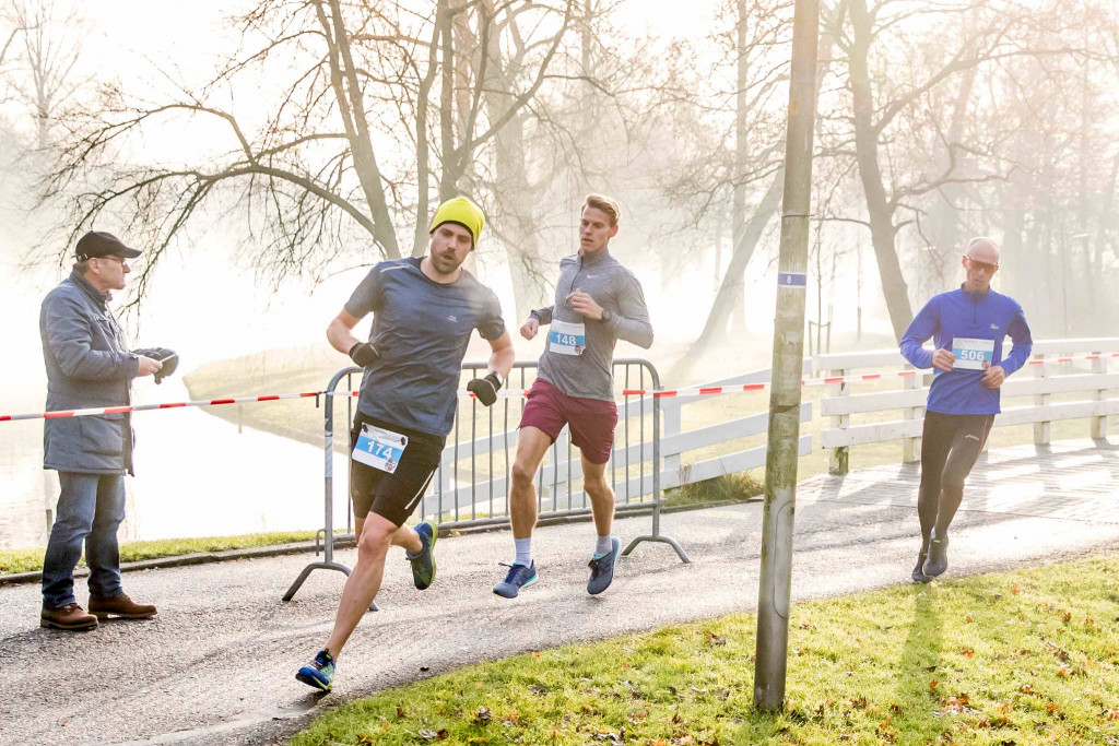 Rick Heldoorn (148) tijdens de Oudejaarsloop.
