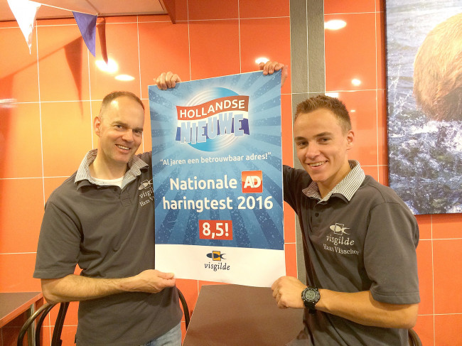 Visgilde Hans Visscher scoort een 8,5 in AD test