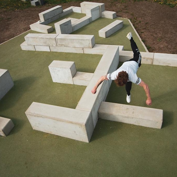 Freerunlessen door GV De Zeesterren