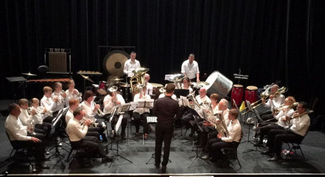 De brassband van Amor Musae