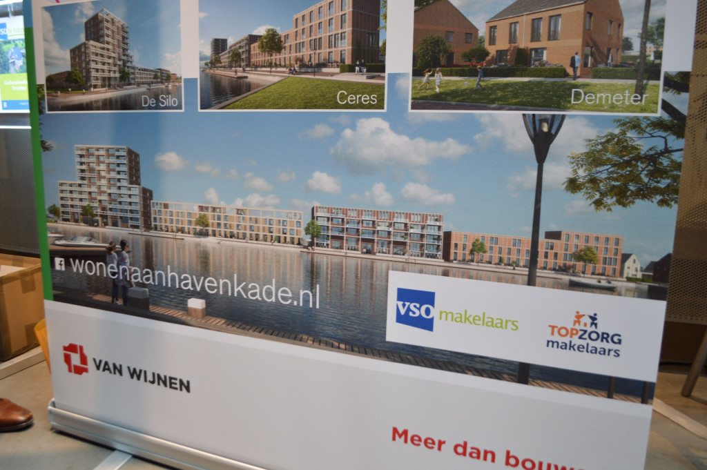 Het project van Van Wijnen aan de Havenkade.