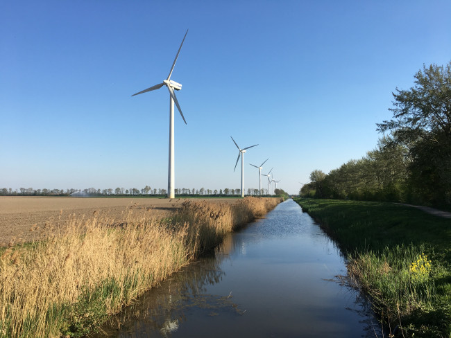  De huidige windmolens bij Swifterbant worden vervangen. 