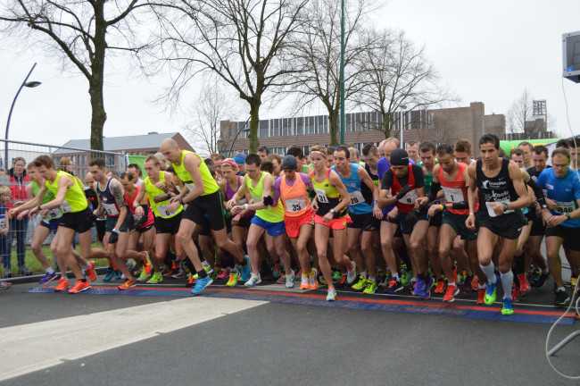 De kerstloop van vorig jaar.