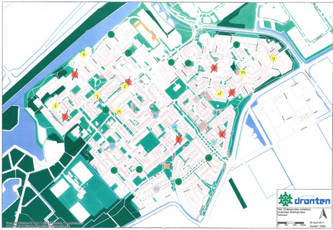 Ondergrondse afvalcontainers in Biddinghuizen: twee nieuwe locaties